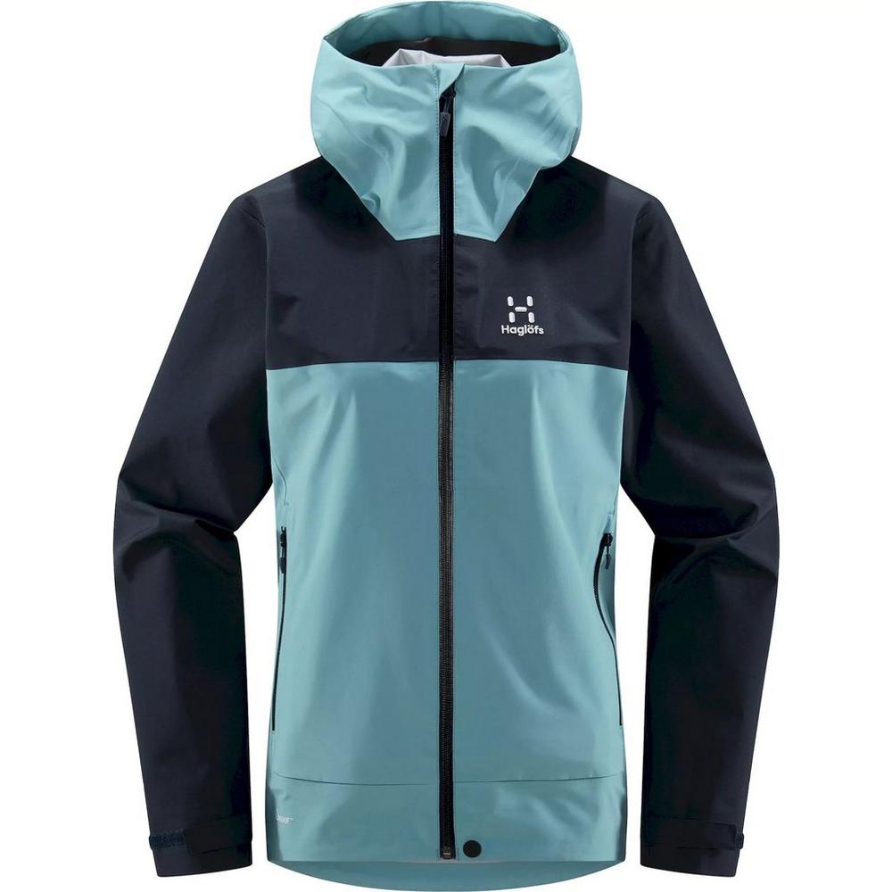 Haglofs Women's Front Proof Jacket - Frost Blue/Tarn Blue