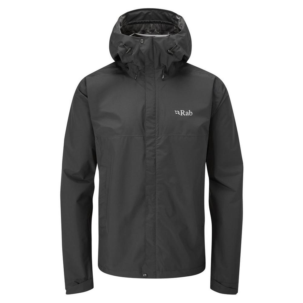 Rab Men's Downpour Eco Jacket - Black