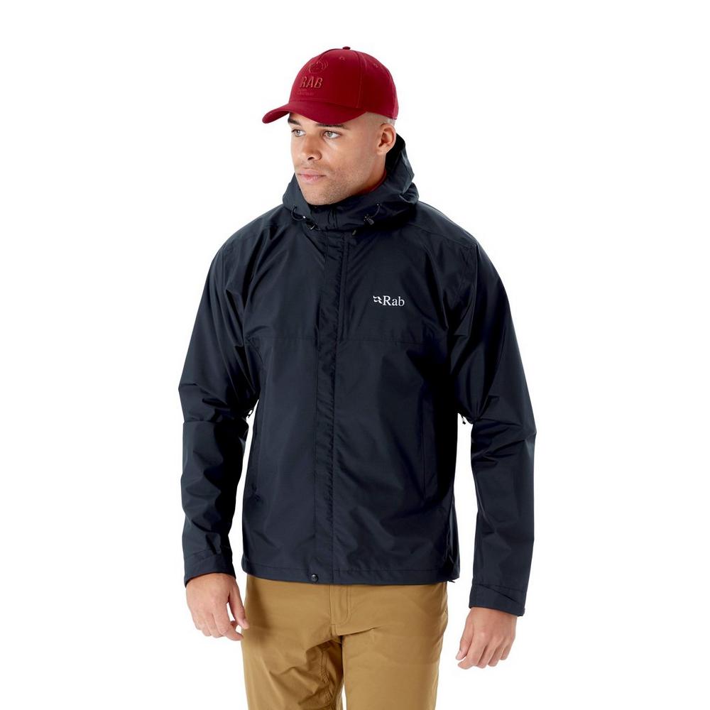 Rab Men's Downpour Eco Jacket - Black