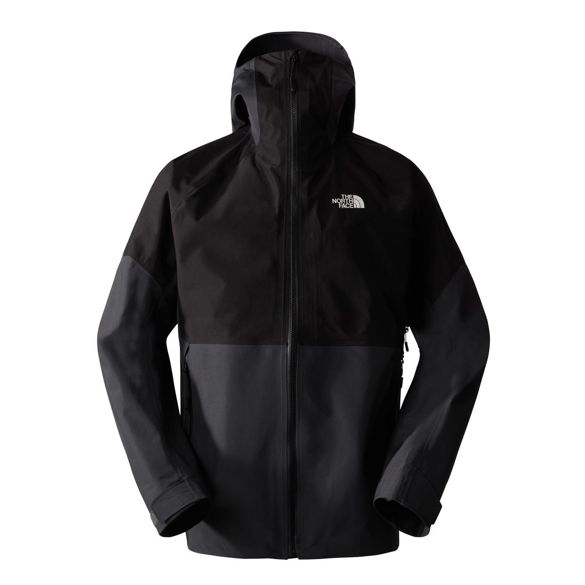 North face waterproof jacket black best sale