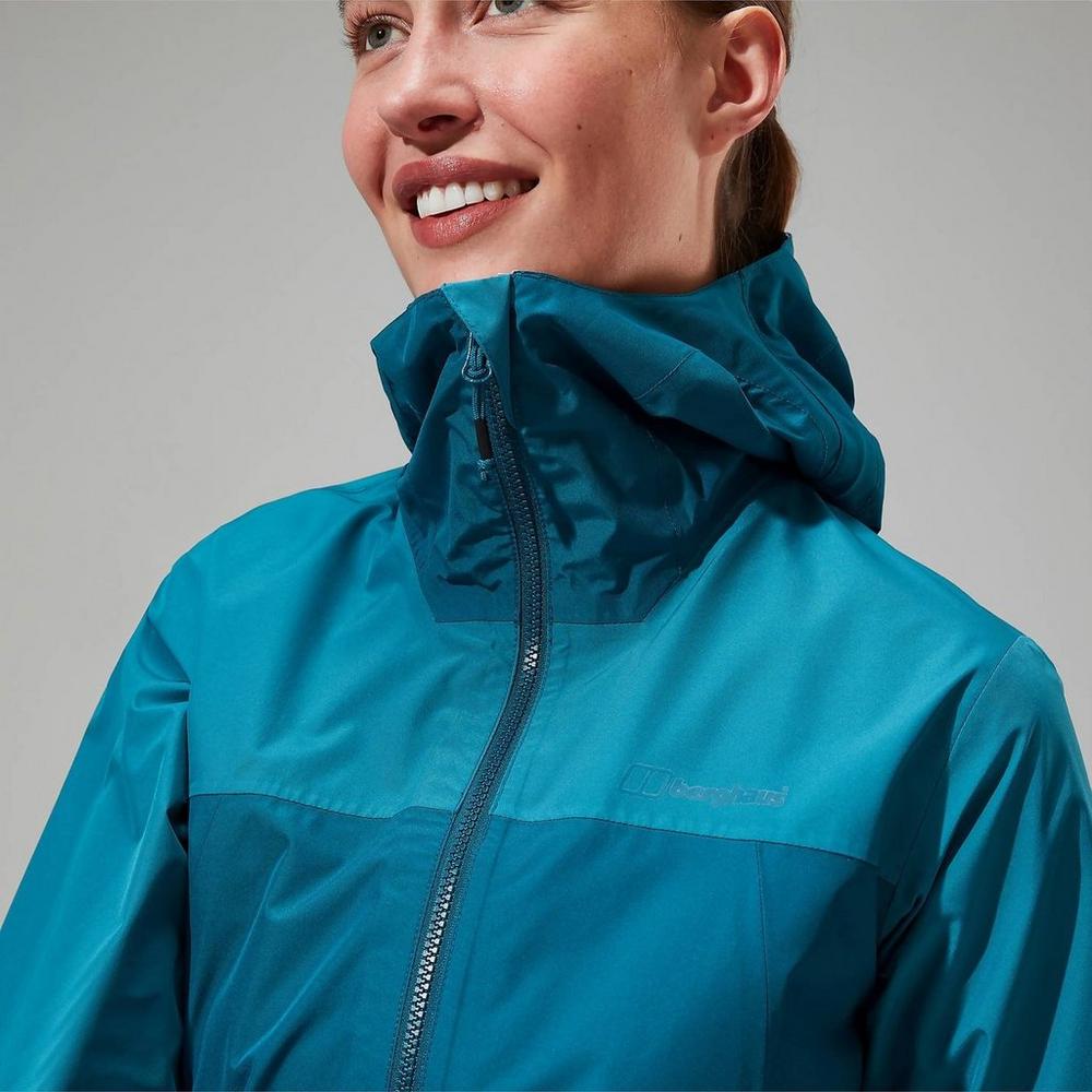 Berghaus Women's Deluge Pro 3.0 Jacket - Turquoise