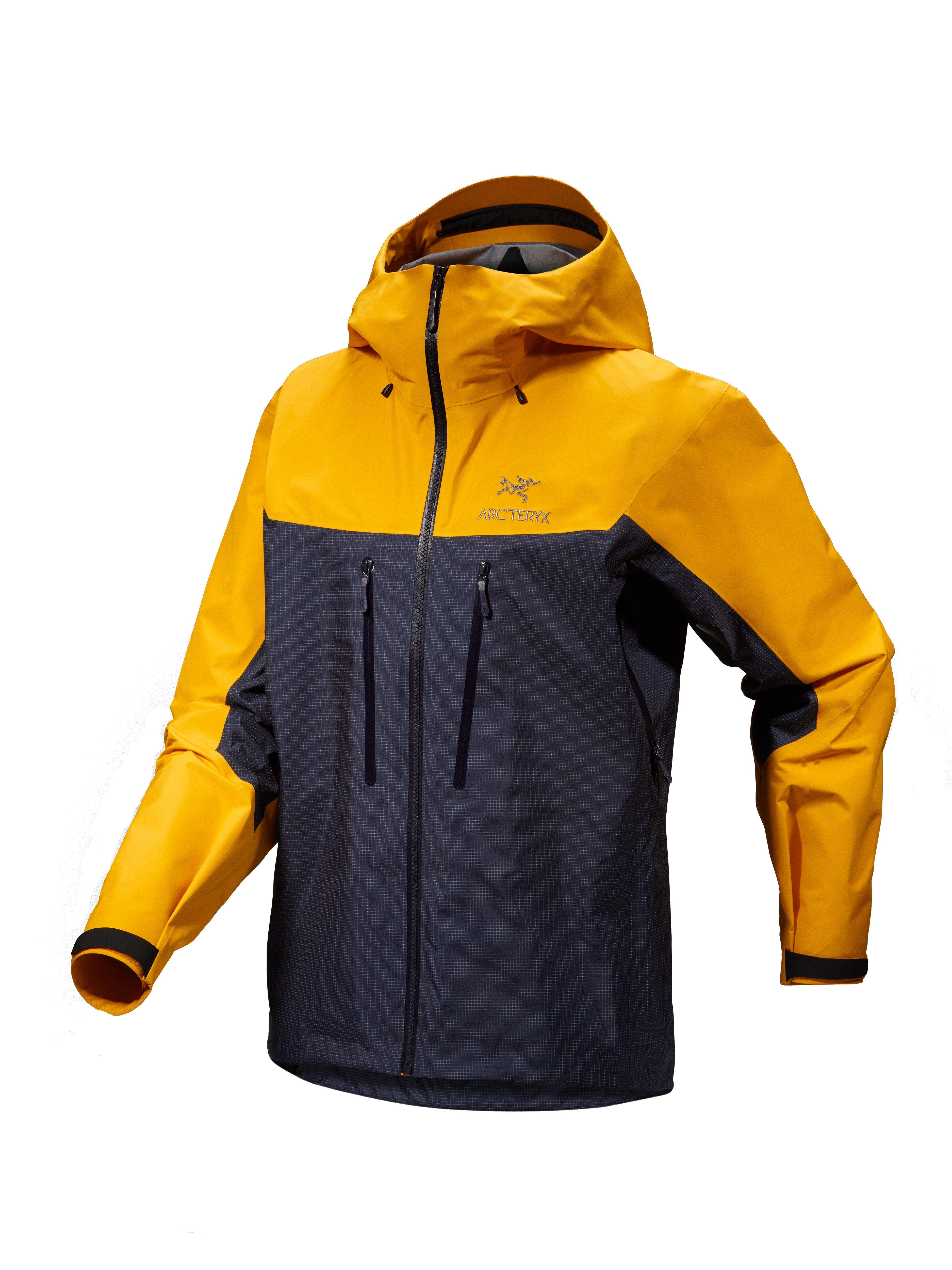 Arcteryx Men's Alpha Jacket - Yellow/Navy | George Fisher