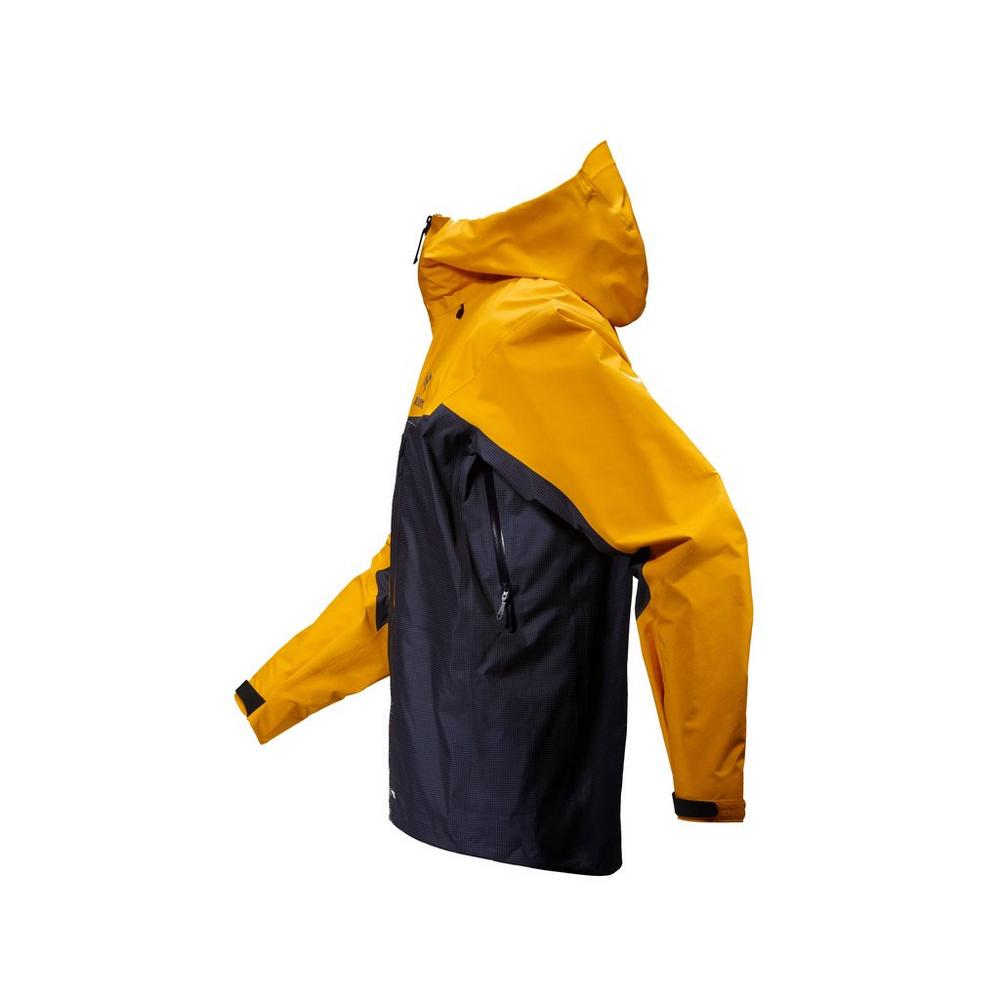 Arcteryx Men's Alpha Jacket - Yellow/Navy | George Fisher