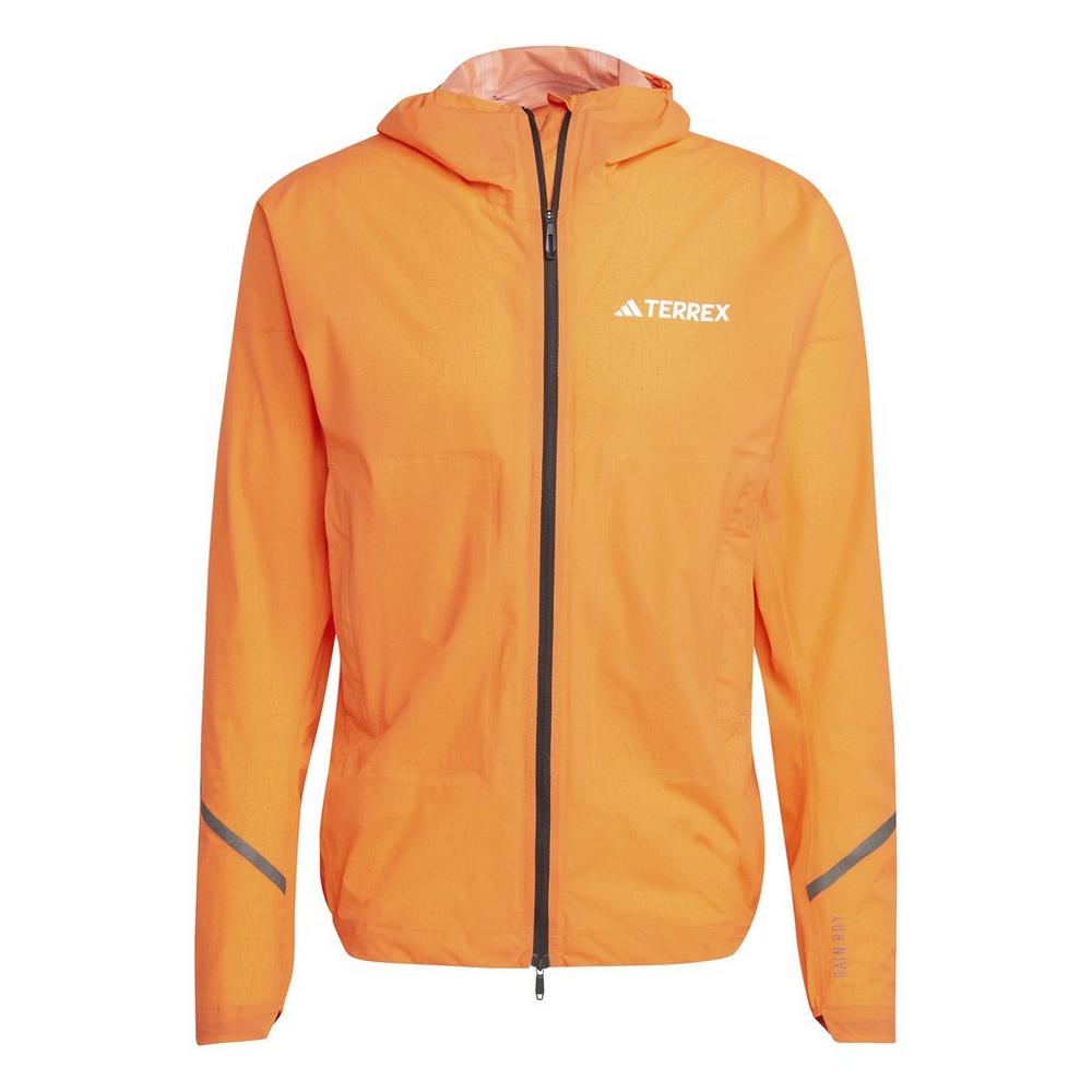 Adidas Men's Xperior Light Rain Jacket - Orange