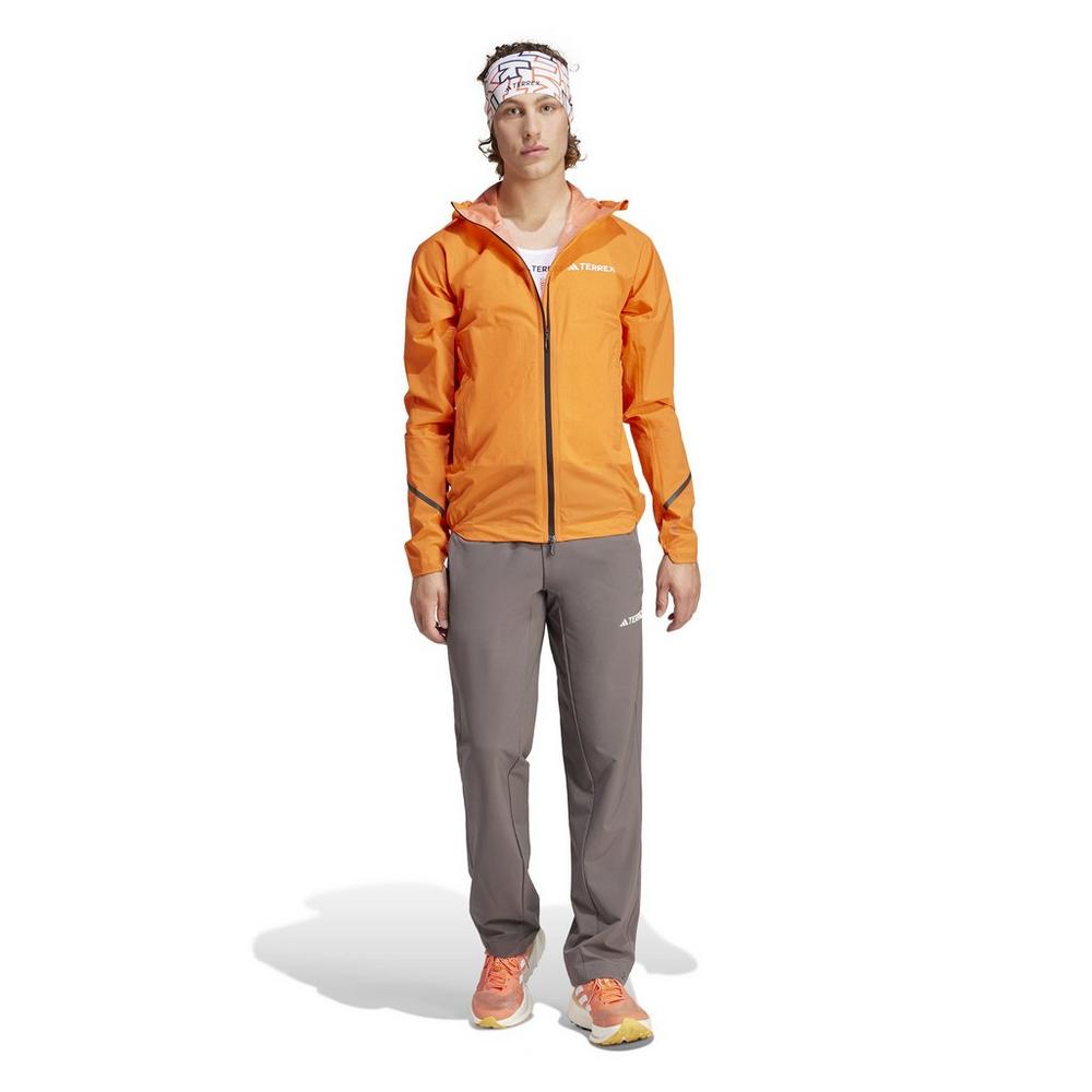 Adidas Terrex Men's Xperior Light Rain Jacket - Orange