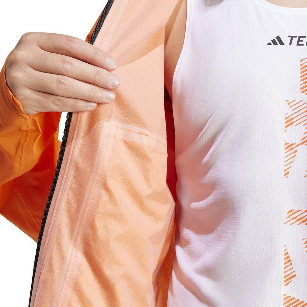 Adidas Men's Xperior Light Rain Jacket - Orange