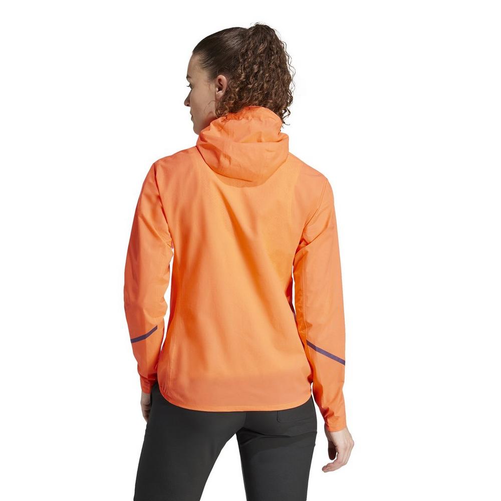 Adidas Terrex Women's Xperior Light Rain Jacket - Orange