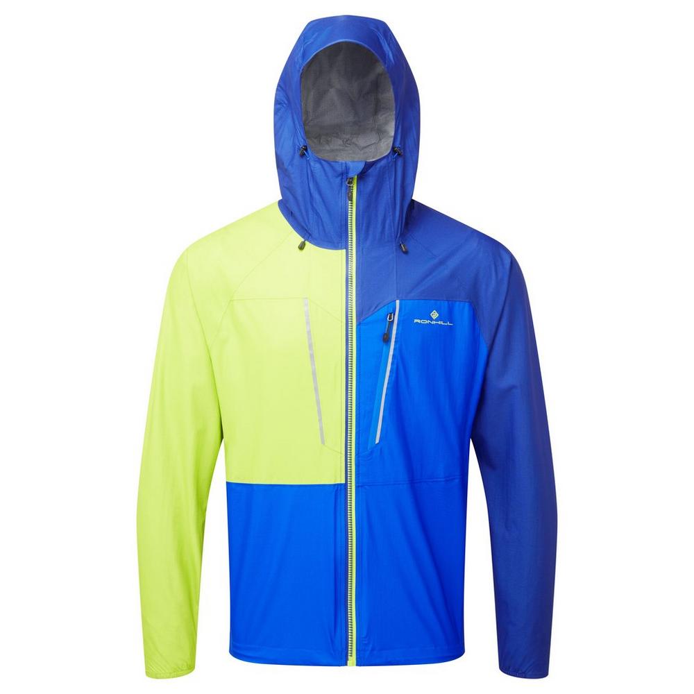 Ronhill Men's Tech Fortify Jacket - Blue / Yellow