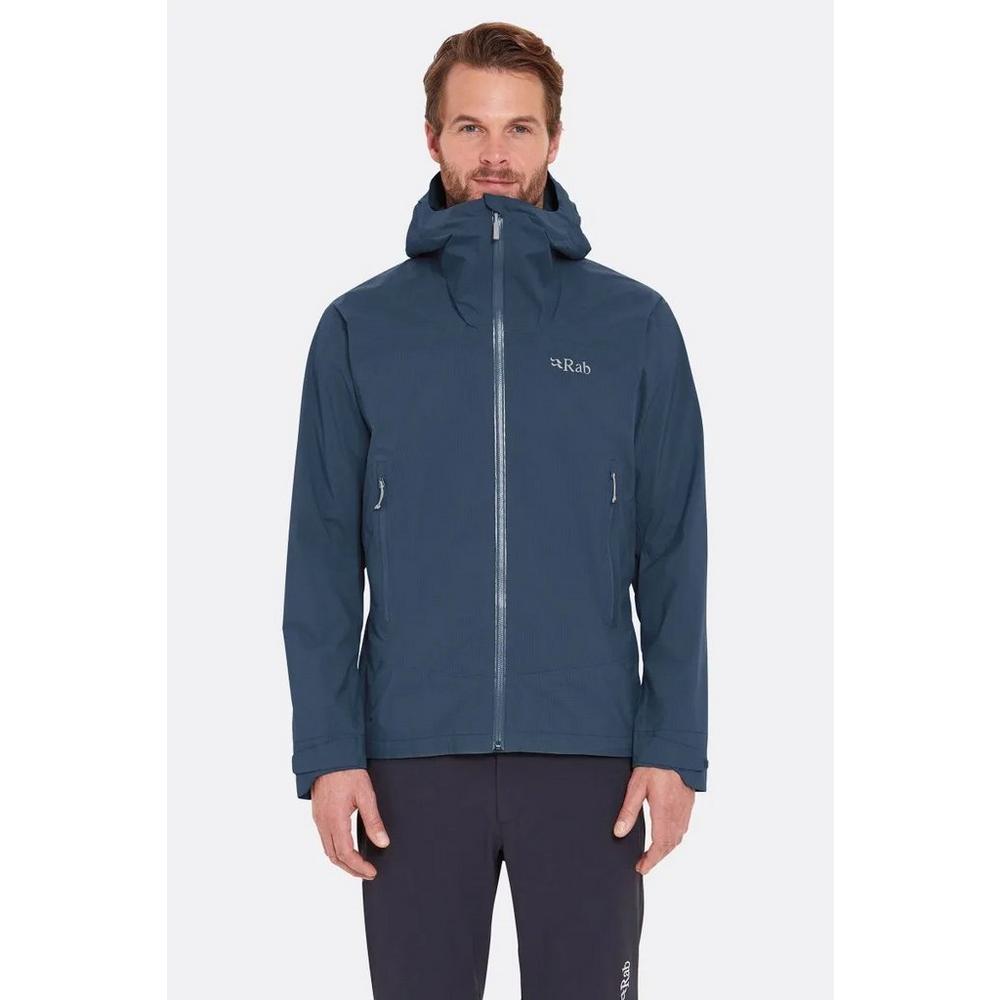 Rab Men's Downpour Light Jacket - Tempest Blue