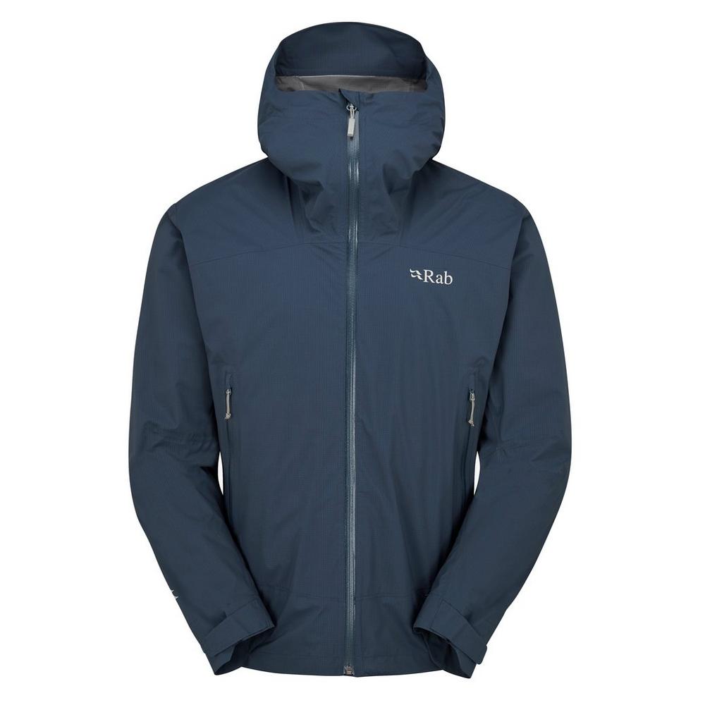 Rab Men's Downpour Light Jacket - Tempest Blue