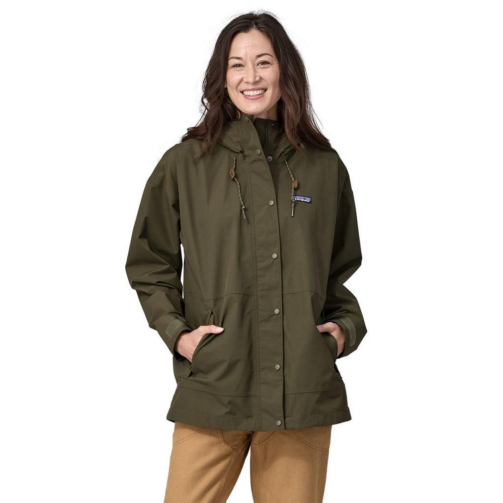 Patagonia Women's Outdoor Everyday Rain Jacket - Basin Green