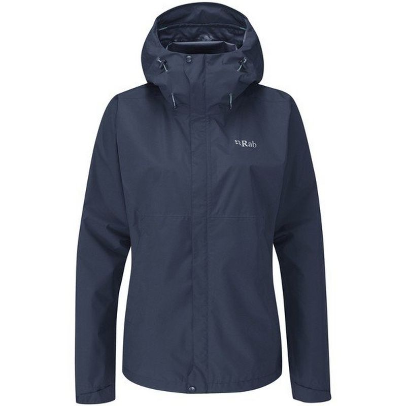 Rab Women s Downpour Eco Jacket Navy Tiso