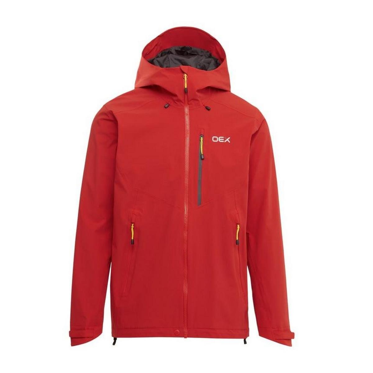 Oex Men's Aonach II Waterproof Jacket - Red