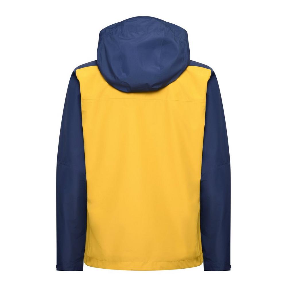 Rab Men's Downpour Waterproof Jacket - Navy / Yellow