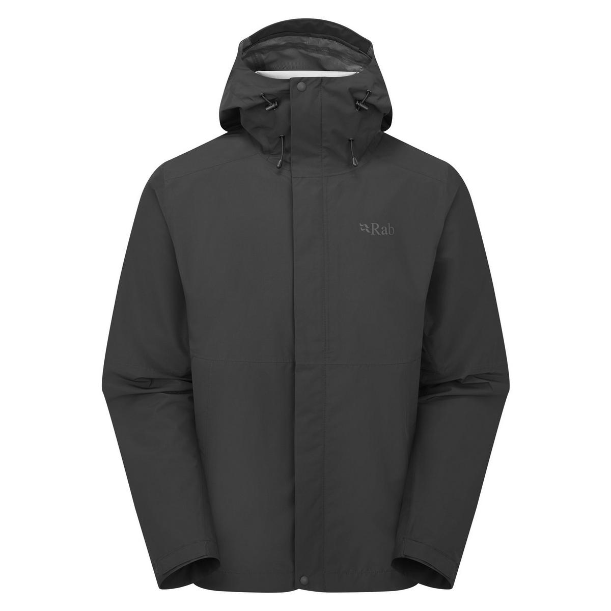 Rab Men's Downpour Waterproof Jacket - Black