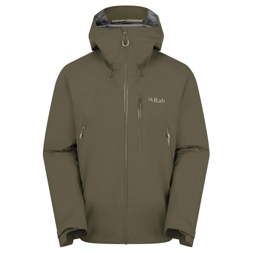 Rab Men's Downpour Mountain Jacket Green Tiso