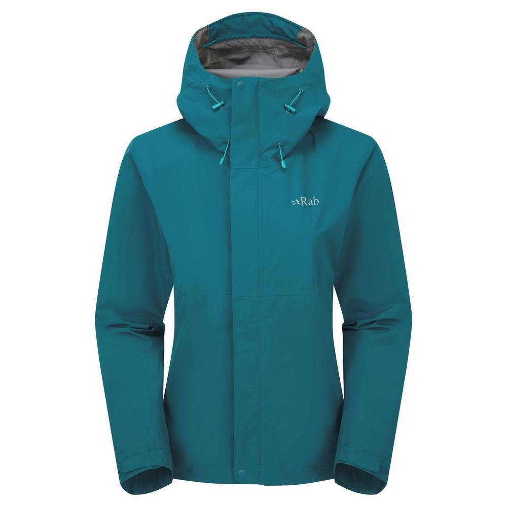 Rab Women's Downpour Waterproof Jacket - Blue