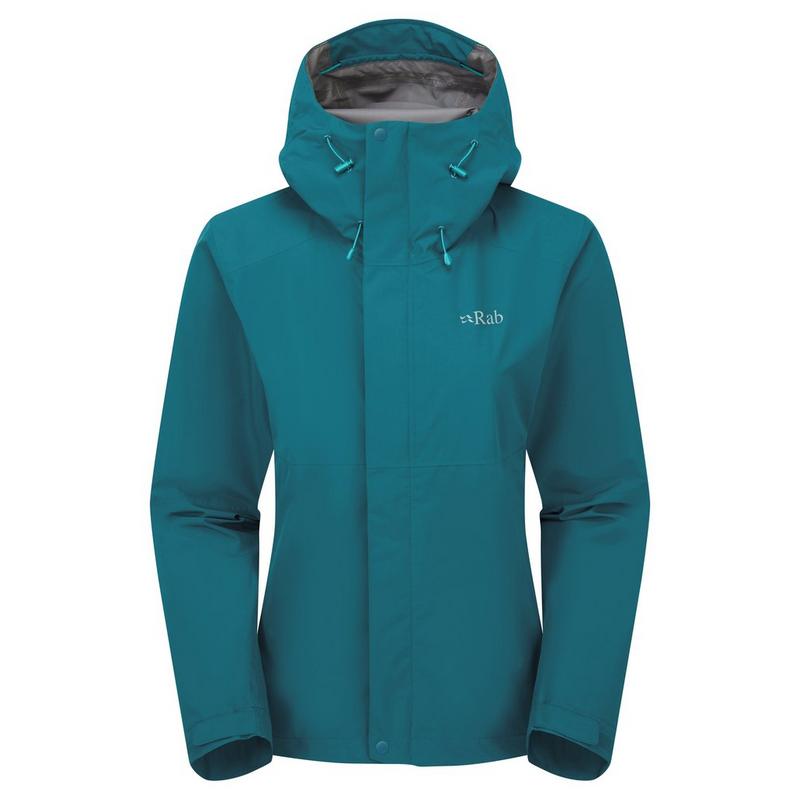 Women's Downpour Waterproof Jacket - Blue
