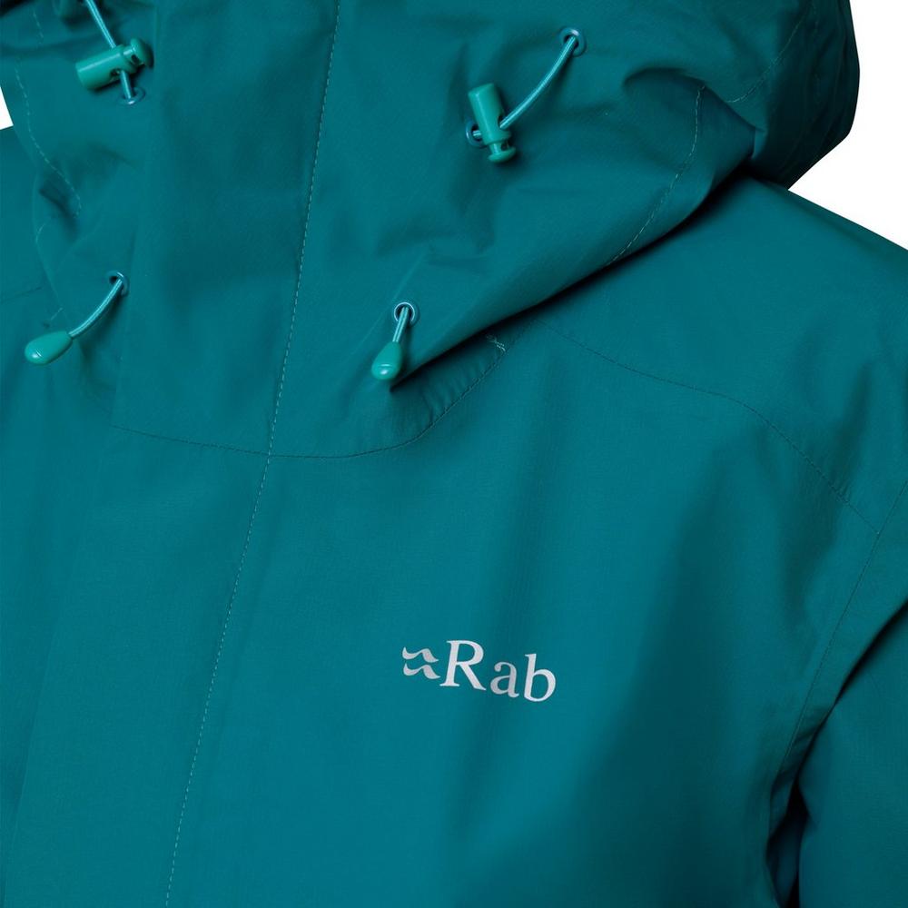 Rab Women's Downpour Waterproof Jacket - Blue