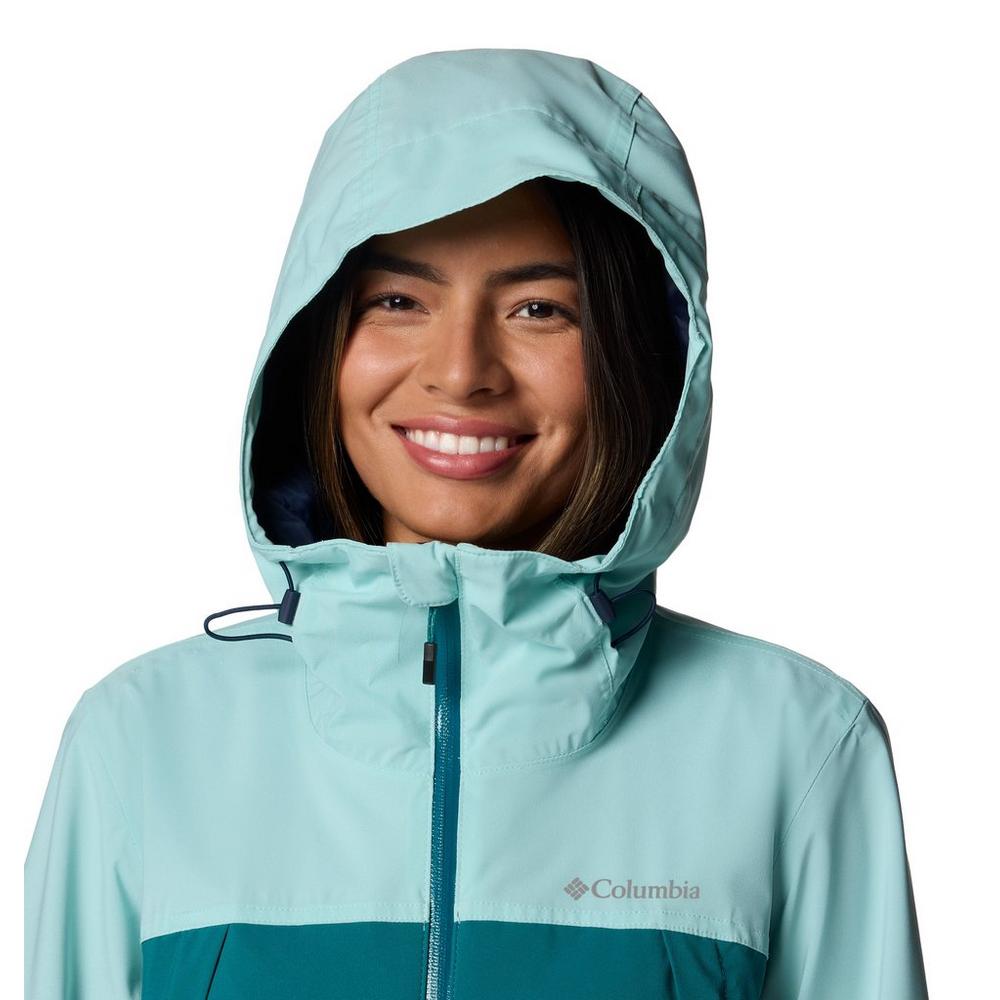 Columbia Women's Boulder Falls Waterproof Jacket - Blue
