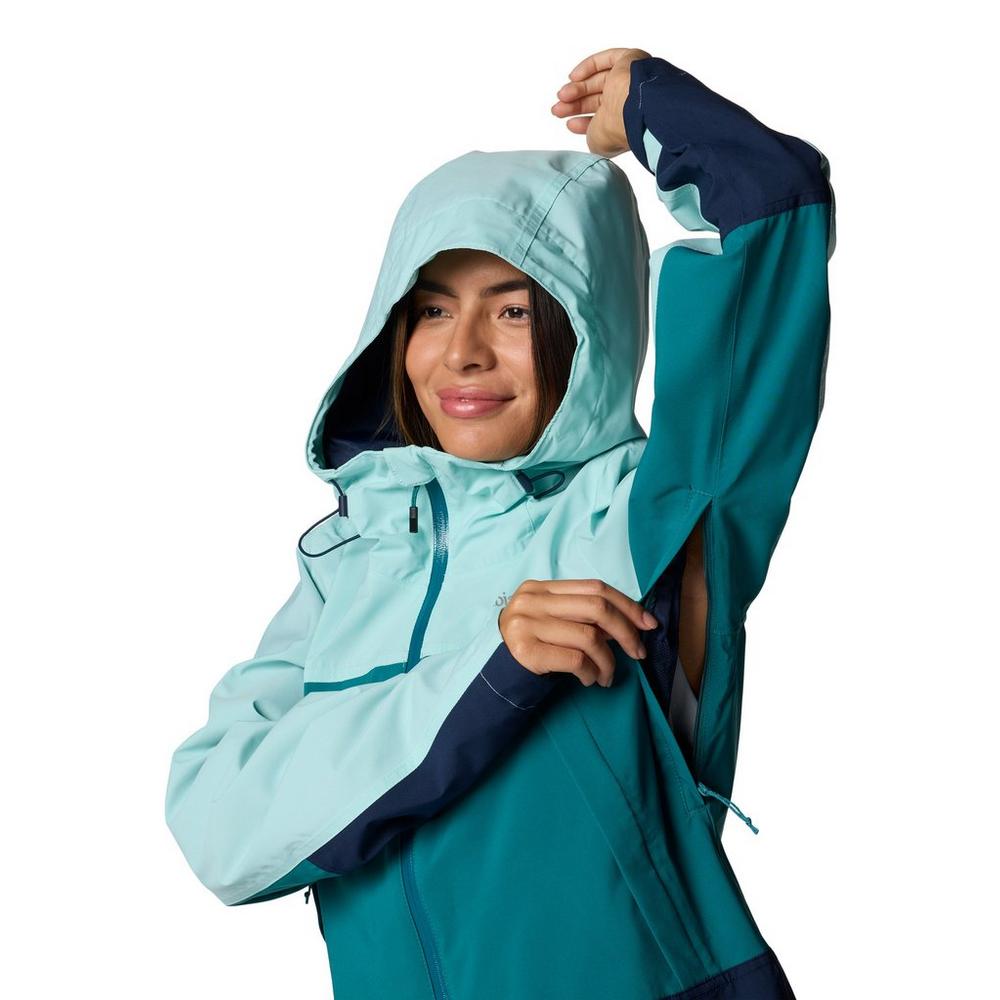 Columbia Women's Boulder Falls Waterproof Jacket - Blue