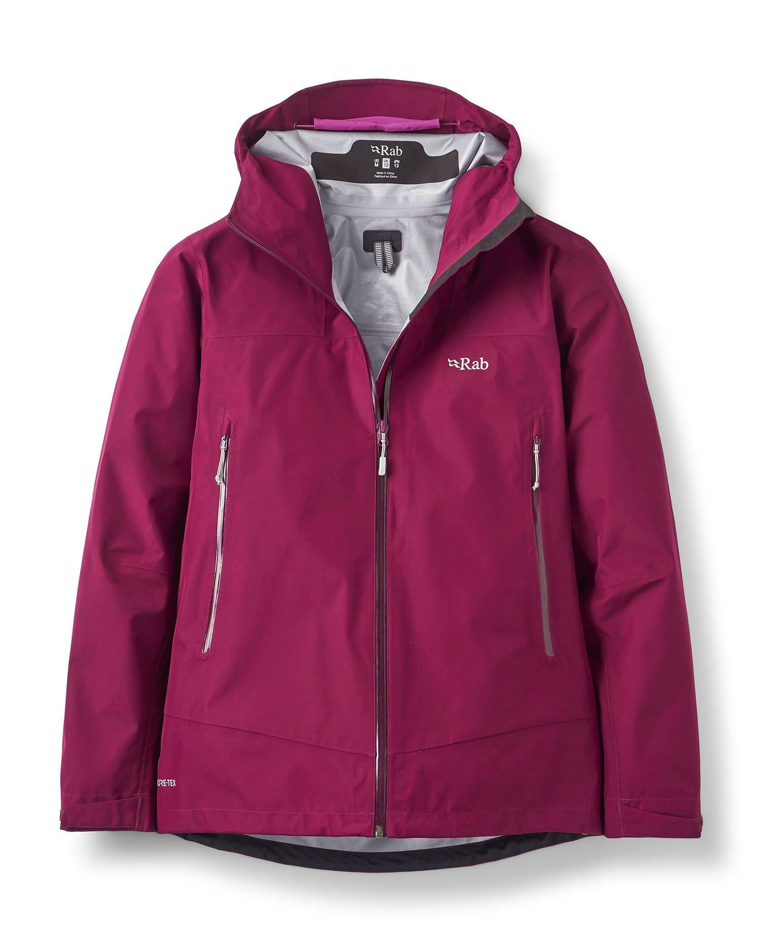 Rab Women's Purple Namche Gore-Tex Waterproof Jacket - Waterproof Size 8