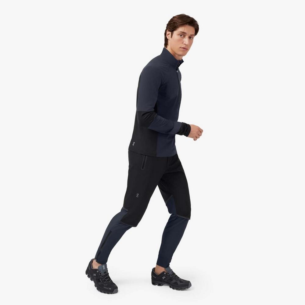 On - Men's Waterproof Pants - Black / Navy