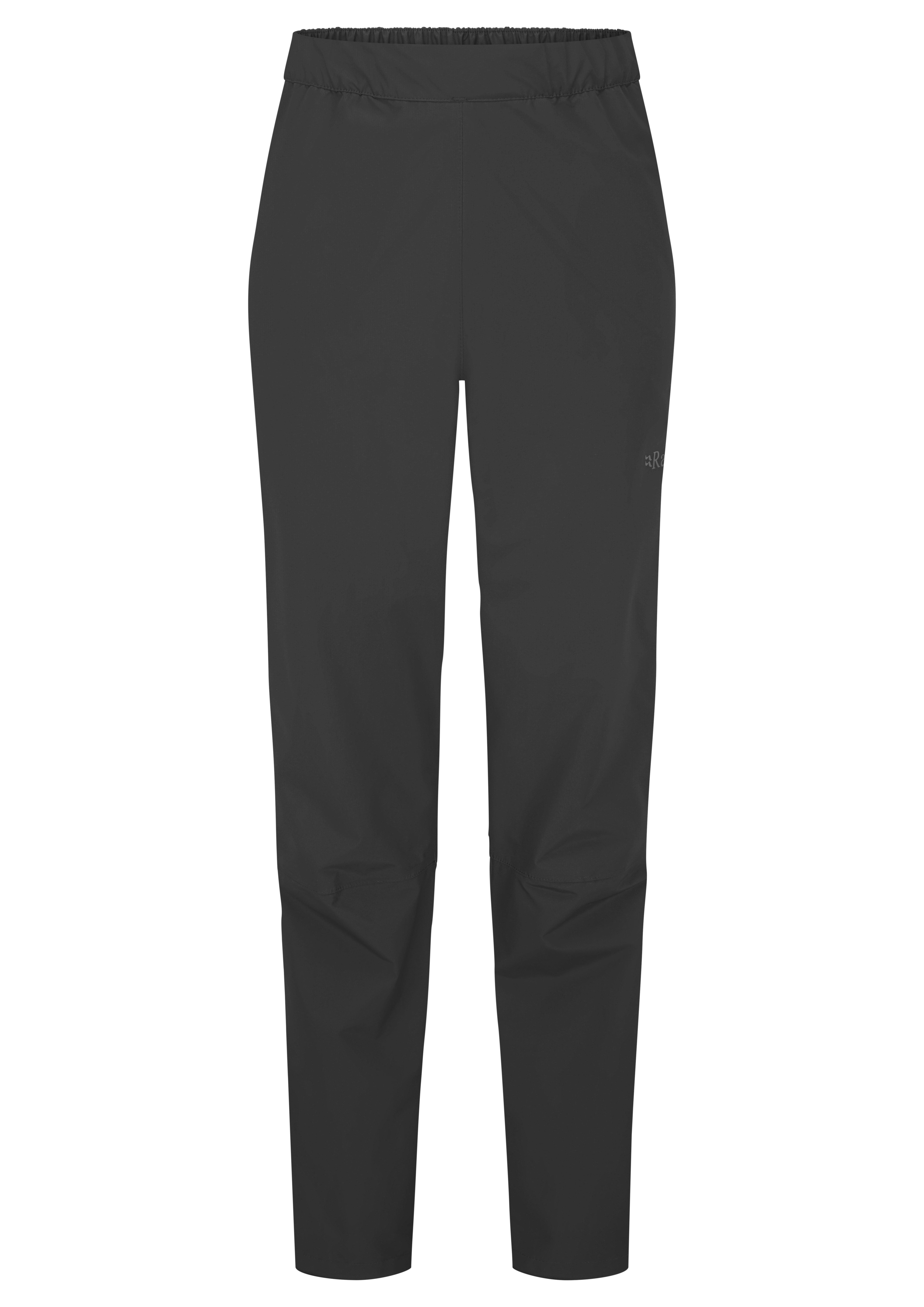 Rab Women's Black Downpour Pants - Regular - Waterproof Size 16