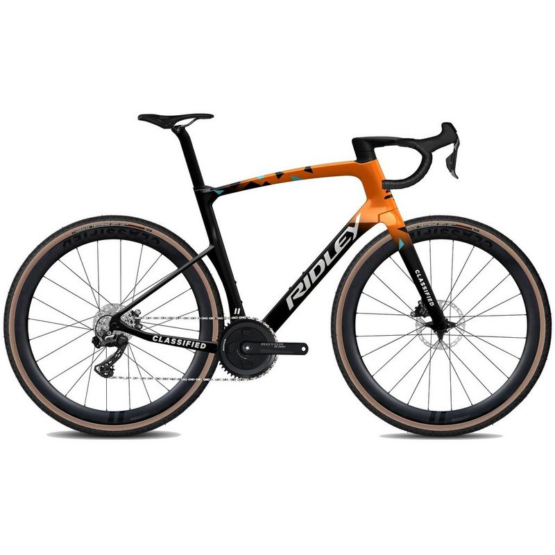 Ridley Kanzo Fast Pro Classified Di2 Gravel Bike Black Orange Tiso