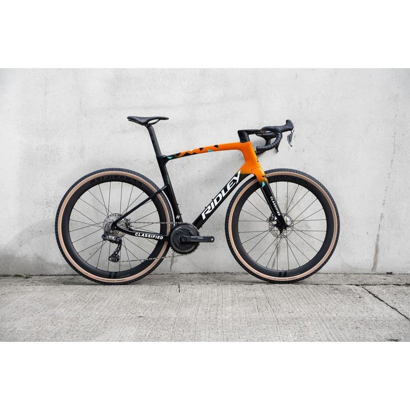 Ridley Kanzo Fast Pro Classified Di2 Gravel Bike Black Orange Tiso