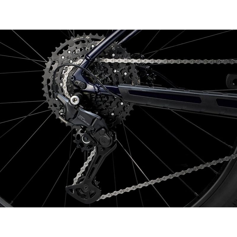 Unisex Trek Marlin 6 Gen 3 Mountain Bike Rage Red to Deep Dark Blue Fade Tiso