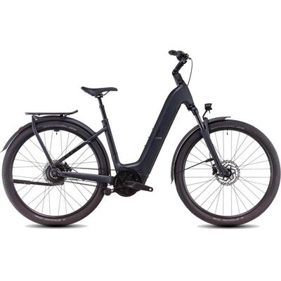Cube Bikes Kathmandu Hybrid Comfort Pro 800 (Easy Entry) E-Bike - Black / Navy