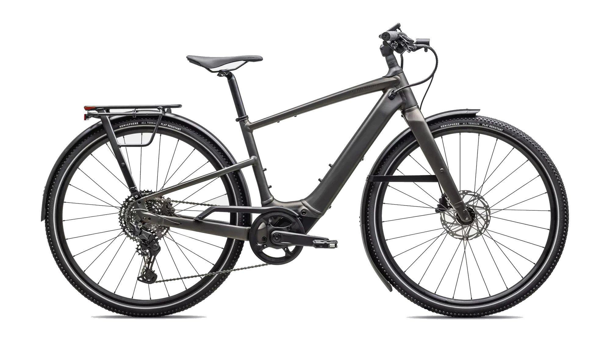 Specialized Unisex Grey Turbo Vado Sl 2 4.0 Eq Hybrid E-Bike - Hybrid Bike - Small
