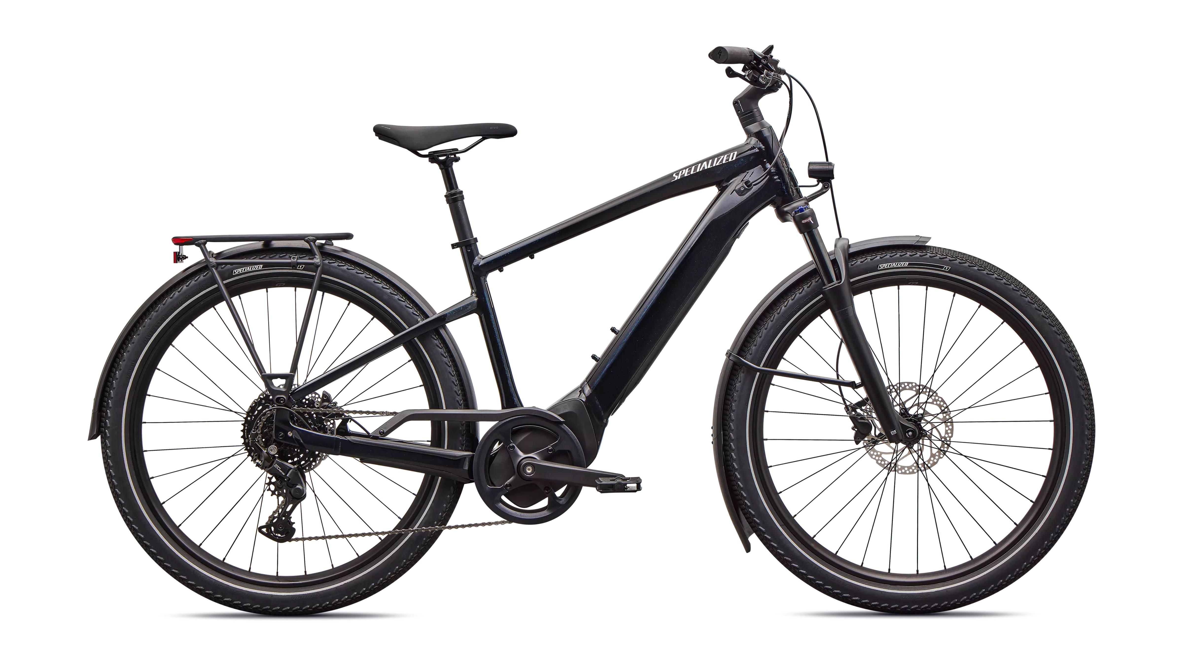 Specialized Unisex Black Turbo Vado 4.0 Nb Hybrid E-Bike - Hybrid Bike - Large
