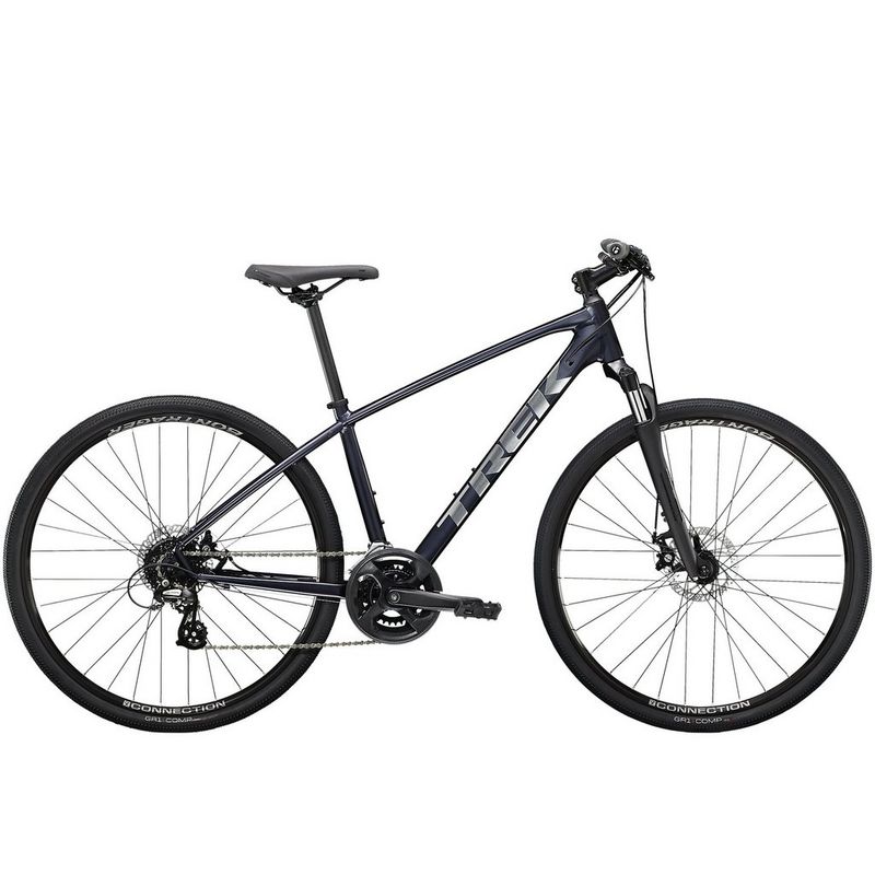 Unisex Trek Dual Sport 1 2022 Hybrid Bikes Tiso UK