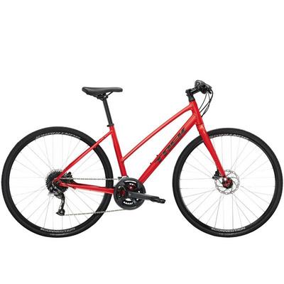 Trek FX 2 Disc Stagger Hybrid Bike - Red