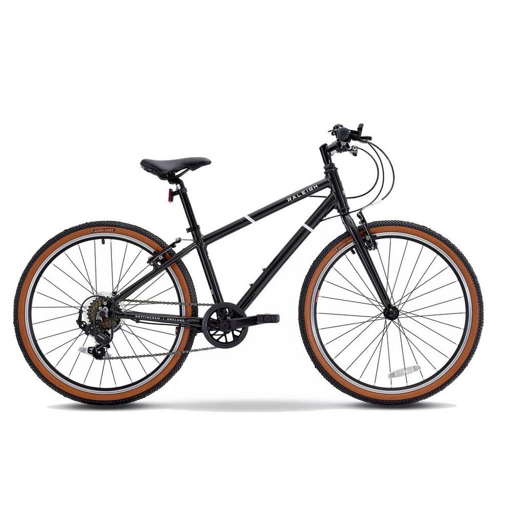 Raleigh Pop 24 Wheel Kids Bike Black Tiso