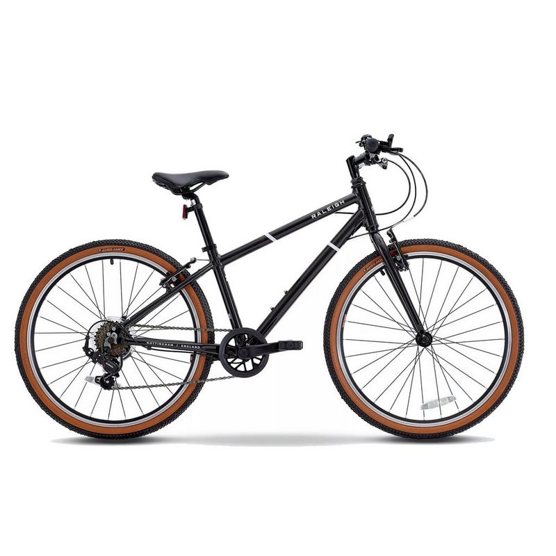 Raleigh Pop 24 Wheel Kids Bike Black Tiso