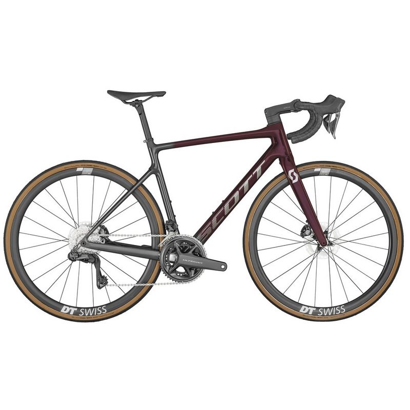 Scott Addict SE Ultegra Di2 Road Bike Maroon Tiso