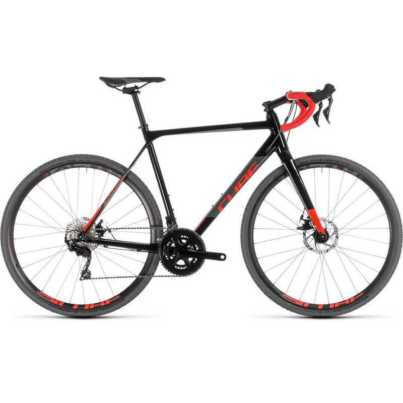 Cube Cross Race 2019 Black Cyclocross Bikes Tiso UK