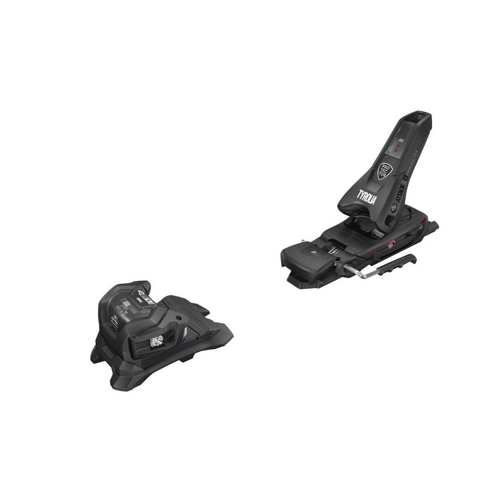 Head Protector Attack Lyt 13 Ski Bindings with 95mm Brakes - Black