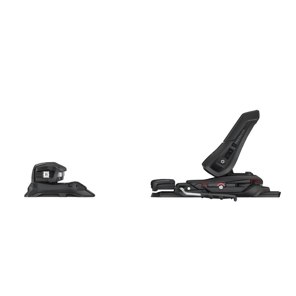 Head Protector Attack Lyt 13 Ski Bindings with 95mm Brakes - Black