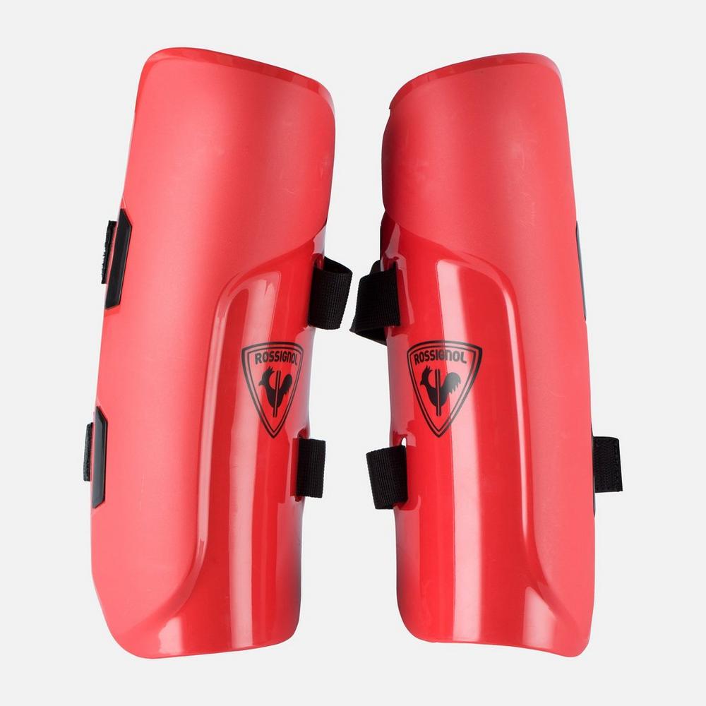 Rossignol Hero Leg Protection - Junior - Hot Red