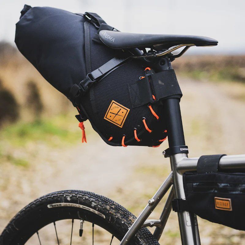Rear Rack Dry Bag Bikepacking Seatpost Restrap Saddle Bag (14L