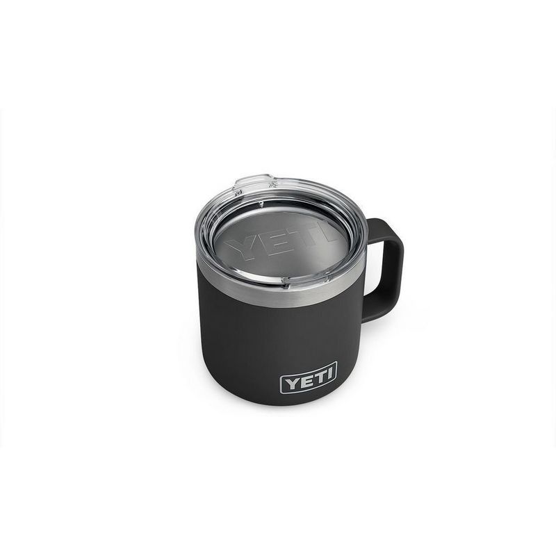 Yeti Rambler 14oz Mug Black | Mug | Tiso UK