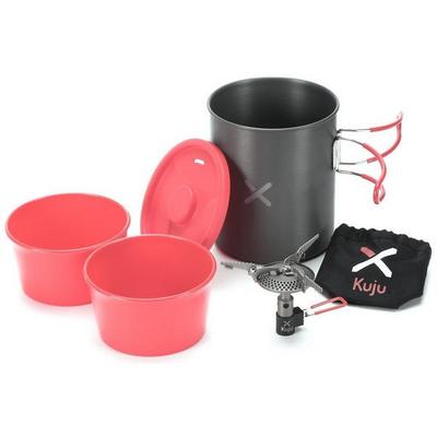 OEX Kuju Stove Set - Black/Red