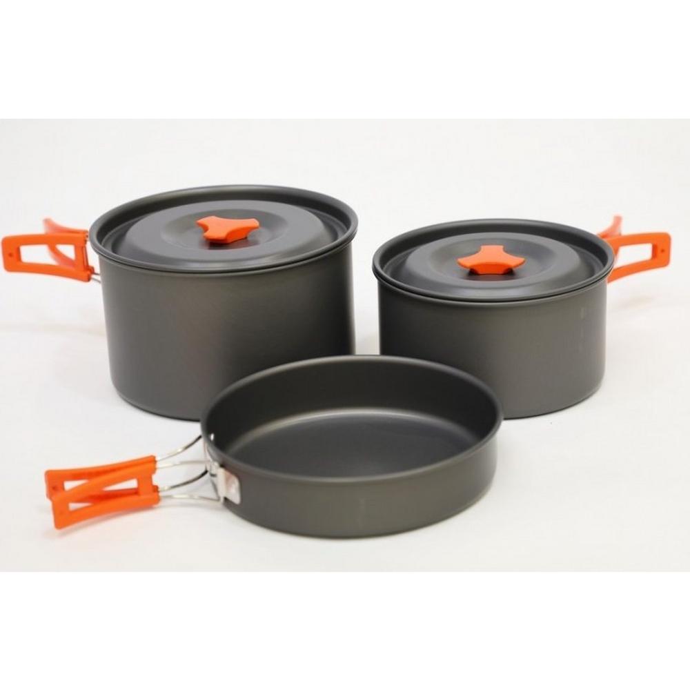 Vango Hard Anodised 4 Person Cook Kit - Grey