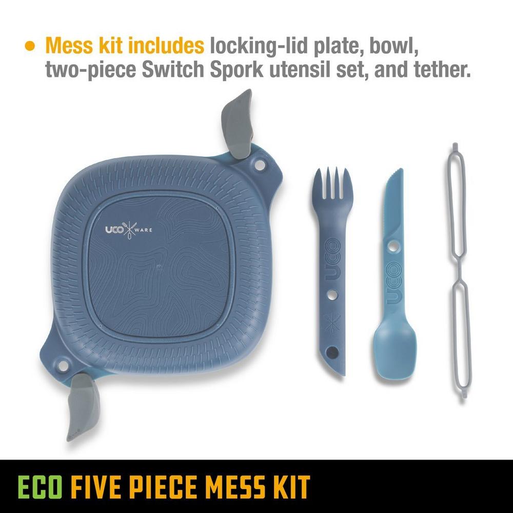Uco Eco 5-piece Mess Kit - Blue