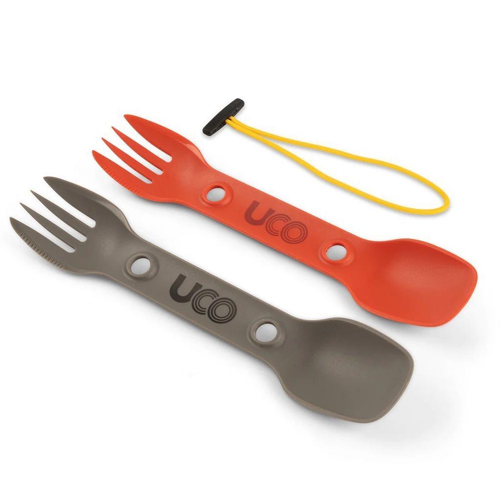 Uco Eco Utility Spork (2 Pack) - Red / Grey