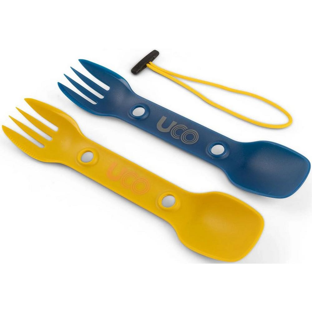Uco Eco Utility Spork 2pk - Blue/Yellow